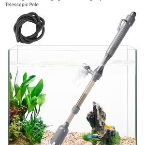 Aquarium Gravel Cleaner with Telescopic Pole